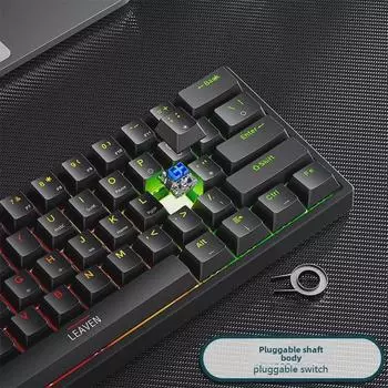 Игровая механическая клавиатура K620 с проводной и Bluetooth-подсветкой RGB, возможностью горячей замены, синим переключателем, Type-C