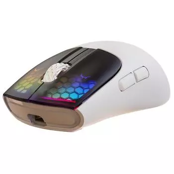 Игровая мышь Bluetooth-совместимая трехрежимная мышь 300 мАч беспроводная мышь 5 передач USB 2.4G для ПК ноутбука планшета для настольного компьютера игровая белый