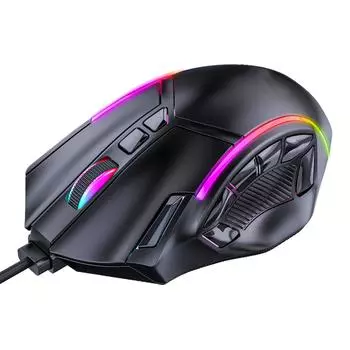 Игровая мышь RGB проводная 12800DPI 12 клавиш макроопределение компьютерные сменные аксессуары