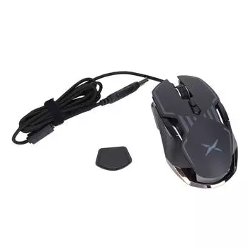 Игровая мышь с регулируемым DPI, эргономичным дизайном и RGB-подсветкой, легкая и прочная проводная мышь для настольного компьютера