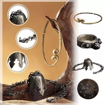 Игровая периферия Ruyi Golden Hoop Stick Все металлические украшения ручной работы One Size