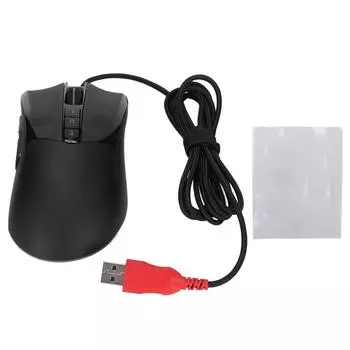 Игровая проводная мышь Гибкие кнопки Эргономичный дизайн 10000 точек на дюйм Регулируемая точность DPI RGB Проводная