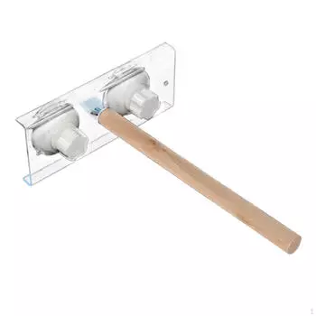 Игровая стойка для птиц с насестом для маленьких корелл и попугаев ара с присоской 20cm