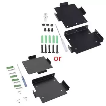 Игровая стойка с защитой от царапин для настенного крепления консоли, в комплект входят шурупы для гипсокартона и настенный держатель