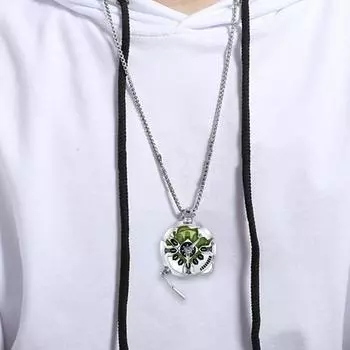 Игровое ожерелье с подвеской в виде механического секундомера, цепочка, игровое ролевое украшение, аксессуары для костюмов, ювелирные изделия