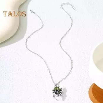 Игровое ожерелье с подвеской в виде механического секундомера, цепочка, игровое ролевое украшение, аксессуары для костюмов, украшения для мужчин и женщин серебряный