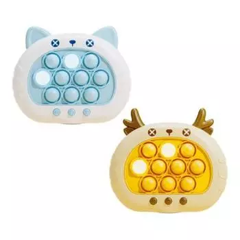 Игровой автомат Let s Toy Tok Tok Push Pop «Кошка + Олень», популярная корейская игра