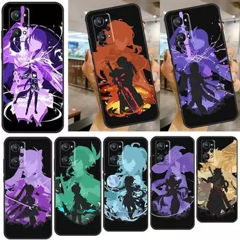 Игровой чехол Genshin Impact для Realme C3 C11 C15 C21 GT Master GT Neo2 8 Pro 8i OnePlus 9 Pro 8T 9R Nord2 Realme GT(Neo)