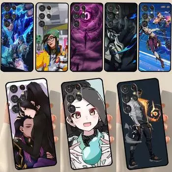 Игровой чехол Valorant для Samsung Galaxy S23 S20 FE S21 FE S22 Ultra Note 20 S8 S9 S10 Note 10 Plus, задняя крышка Galaxy S10e