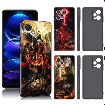 Игровой черный силиконовый чехол для телефона Dark Souls для Xiaomi Redmi Note 9 10 11 11S 11T 12 13 Pro 5G Plus 9S 10S 12S Redmi Note 11T 5G