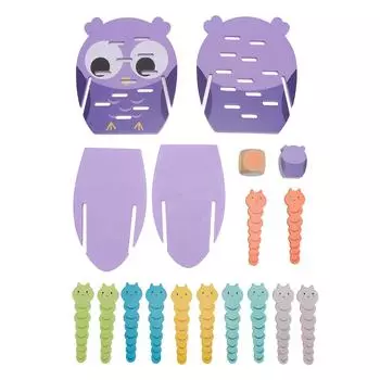 Игровой деревянный стол «Сова» Строительный блок Семейная игра для вечеринок Родитель Ребенок Интерактивная доска для занятий