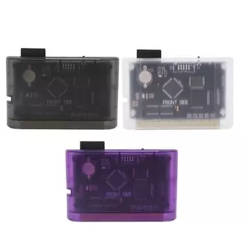 Игровой картридж для Mega Drive V3.0 Pro 3000 в 1 Игровой картридж для игровых консолей EDMD Remix MD V3 Transparent Black