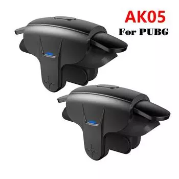 Игровой контроллер AK05 для мобильного телефона PUBG L1R1 Fire Aim Shoot Button Gamepad 6 Fingers Trigger Game Joystick для iPhone Samsung