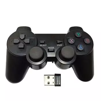 Игровой контроллер «все в одном» 2.4G для Android, PS3, ПК и телевизионной приставки чёрный