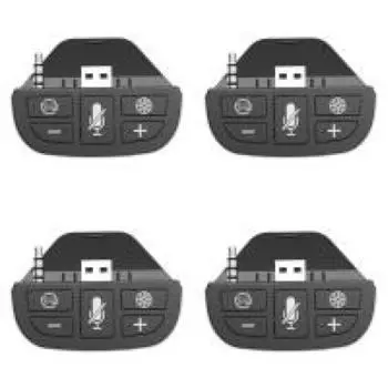 Игровой контроллер Звуковой усилитель Геймпад Гарнитура Адаптер для Xbox One S/X #C