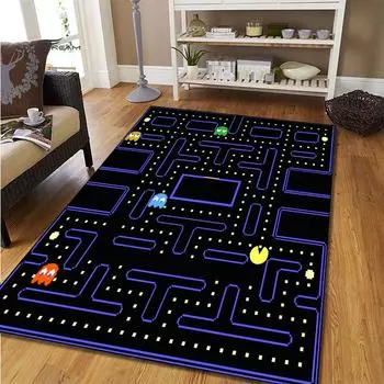 Игровой ковер Ретро игровой коврик Ретро игровой коврик Коврик для гостиной Коврик для украшения дома Ковер Подарок на новоселье Офисный коврик 40cm by 60cm