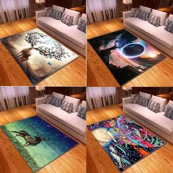 Игровой коврик Детский коврик для спальни Детский игровой коврик Кухонный коврик Коврик для гостиной с пятнистым оленем 40x60cm