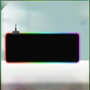 Игровой коврик для мальчиков с RGB-подсветкой – симпатичный, большой коврик для мыши и клавиатуры для офиса и дома 350*250