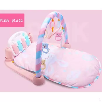 Игровой коврик для развития детского мозга — коврик для музыкальной деятельности с принтом «Пинай кролика» синий