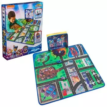 Игровой коврик Paw The Mighty Movie Pup Squad, подарочный набор, гоночная машина Mighty Chase Vee, детские игрушки для мальчиков и девочек, возраст Patrol и 3+
