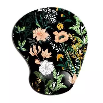 Игровой коврик под руку, настольная панель, силиконовая подставка для запястий, поддержка запястья, коврик для мыши, коврик для мыши, коврик для мыши black