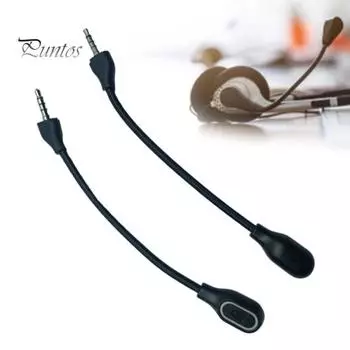 Игровой микрофон с регулируемой светодиодной подсветкой, простая установка, шумоподавление, съемный микрофон, замена для AW920h 17cm