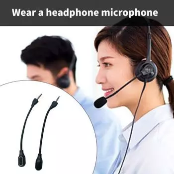 Игровой микрофон с регулируемой светодиодной подсветкой, простая установка, шумоподавление, съемный микрофон, замена для AW920h 17cm