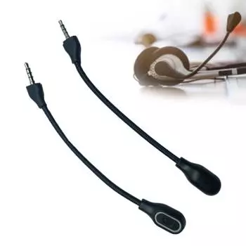 Игровой микрофон Yousheng с регулируемой светодиодной подсветкой, простая установка, шумоподавление, съемный сменный микрофон для AW920h 17cm