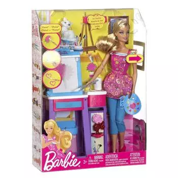 Игровой набор «Барби: Я могу быть учителем рисования»