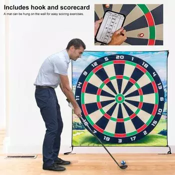 Игровой набор для чипирования гольфа, игры в помещении, на открытом воздухе, игровое оборудование, счет для игры в дартс, игровой чип для игры в гольф, тренировочное пособие по гольфу 180cm