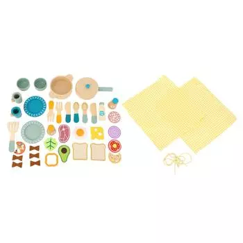 Игровой набор из деревянной посуды, образовательная имитационная сцена, реалистичная ролевая игра, деревянная кухонная утварь