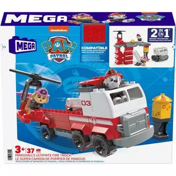 Игровой набор Megablocks Paw Patrol Fire Truck + 3 года, 37 предметов