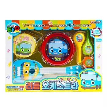 Игровой набор музыкальных инструментов Bunnyland Tayo Rhythm Orchestra, корейские детские игрушки