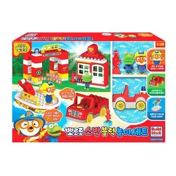 Игровой набор Pororo Fire Block, разноцветный