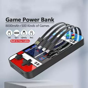 Игровой павербанк Vaorlo, 8000 мАч Single чёрный