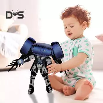 Игровой персонаж, плюшевая игрушка, мягкий унитаз, плюшевый динамик, плюшевая игрушка, коллекционные подарки для любителей игр на день рождения, Рождество 1pc