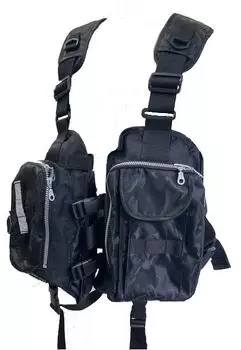 Игровой плавающий жилет Черный камуфляж Fine Japan Рыбацкий плавающий жилет FV-6105