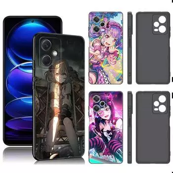 Игровой проект Sekai черный силиконовый чехол для телефона Xiaomi Redmi Note 9 10 11 11S 11T 12 13 Pro 5G Plus 9S 10S 12S Redmi Note 11 5G