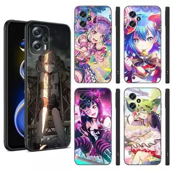 Игровой проект Sekai черный силиконовый чехол для телефона Xiaomi POCO X3 X4 NFC F3 F4 GT F5 M3 M4 M6 X5 X6 Pro 5G C55 C65 M5 POCO X4 GT 5G