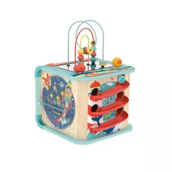 Игровой ящик Hape xx см для детей от 1 года Деревянная развивающая игрушка E1073 Все в одном 35,5 43,5 52,5