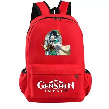 Игровой рюкзак большой емкости, модный студенческий школьный рюкзак, дорожная сумка для косплея для детей, подарок