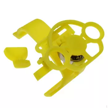 Игровой руль, аксессуары для вождения игровых гоночных колес, желтый, совместимый полипропилен, длинный