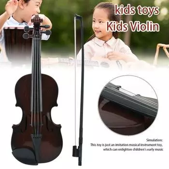 Игровой струнный смычок акустическая скрипка струнный смычок акустические скрипки игрушки игровая деятельность Random color
