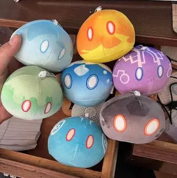 Игровой товар Кукла Подушка Аниме Слизь Плюшевая игрушка Пельмень Спящий Двумерный Подарок Подарок 8cm