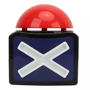 Игровой зуммер Большая кнопка нажатия Забавные громкие звуки зуммер Кнопка тревоги для вечеринки-соревнования