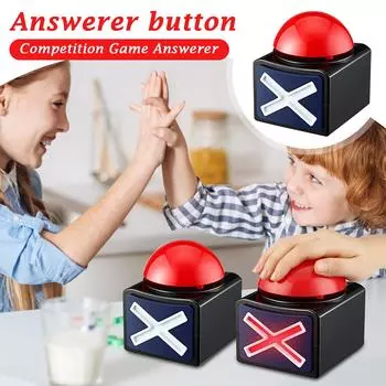Игровой зуммер, звуковой ящик, сброс давления, кнопка шоу талантов, автоответчик для соревнований One Size