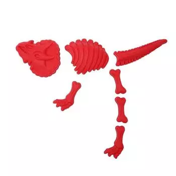 Игровые формы для песка в виде динозавров для детей, развивающая пляжная игрушка, летняя серия, пляжная лопатка для детей 11.5*9.3*3.6cm,Etc.-7Pcs жёлтый