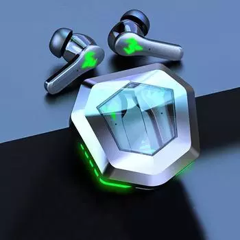 Игровые гарнитуры TWS, беспроводные наушники, 9D стерео объемный звук, Bluetooth-совместимые музыкальные наушники 5.2 с микрофоном