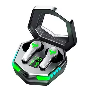 Игровые гарнитуры TWS, беспроводные наушники, 9D стерео объемный звук, Bluetooth-совместимые музыкальные наушники 5.2 с микрофоном