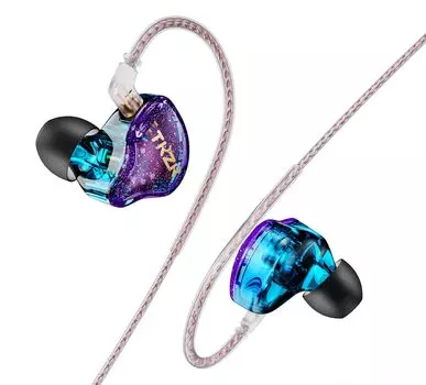 Игровые наушники TKZK TK01, Проводные внутриканальные мониторы, Проводные наушники, Внутриканальные, 10-мм динамические драйверы, Улучшенные басы, Шумоподавление, Более захватывающий звук